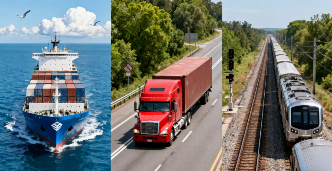 海运与陆运、铁运的本钱时效比照：何种情形选择海运更划算？？？？